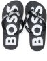 BOSS Kidswear logo-print flip-flops Black - Thumbnail 3