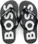 BOSS Kidswear logo-print flip flops Black - Thumbnail 2