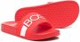 BOSS Kidswear logo-print flip flops Red - Thumbnail 2