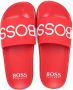 BOSS Kidswear logo-print flip flops Red - Thumbnail 3
