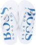 BOSS Kidswear logo print flip-flops White - Thumbnail 3