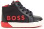 BOSS Kidswear logo-print high-top sneakers Blue - Thumbnail 2