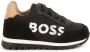 BOSS Kidswear logo-print canvas sneakers Black - Thumbnail 2