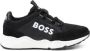 BOSS Kidswear logo-print lace-up sneakers Black - Thumbnail 2