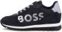 BOSS Kidswear logo-print lace-up sneakers Blue - Thumbnail 4