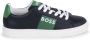 BOSS Kidswear logo-print lace-up sneakers Blue - Thumbnail 2