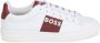 BOSS Kidswear logo-print lace-up sneakers White - Thumbnail 2
