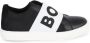 BOSS Kidswear logo-print leather sneakers Black - Thumbnail 2