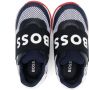 BOSS Kidswear logo-print strap-detail sneakers Blue - Thumbnail 3