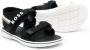 BOSS Kidswear logo-print touch-strap sandals Black - Thumbnail 2