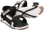 BOSS Kidswear logo-print touch-strap sandals Black - Thumbnail 2