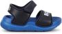 BOSS Kidswear logo-print touch-strap sandals Blue - Thumbnail 2
