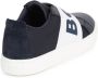BOSS Kidswear logo-strap leather sneakers Blue - Thumbnail 3