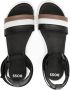 BOSS Kidswear round-toe leather sandals Black - Thumbnail 3
