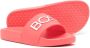 BOSS Kidswear slip-on logo-print slides Pink - Thumbnail 2