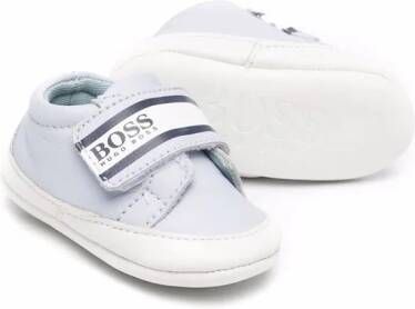 BOSS Kidswear touch-strap trainers Blue