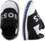 BOSS Kidswear two-tone panelled leather sneakers Black - Thumbnail 4