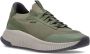 BOSS knitted low-top sneakers Green - Thumbnail 2