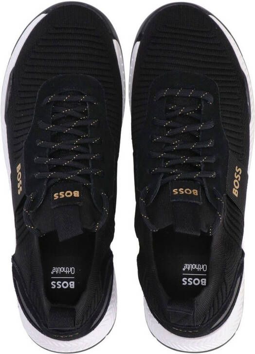 BOSS lace-up sock-sneakers Black