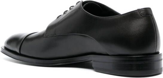 BOSS leather derby shoes Black