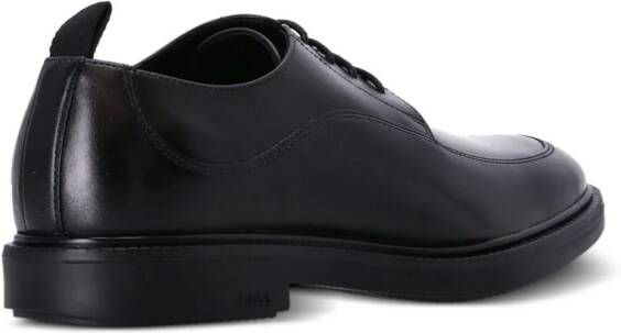 BOSS leather lace-up derby shoes Black