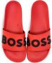 BOSS logo-appliqué sliders Red - Thumbnail 5