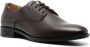 BOSS logo-em ed leather Derby shoes Brown - Thumbnail 2