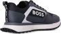 BOSS logo-print mesh sneakers Blue - Thumbnail 3