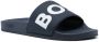 BOSS logo-print sliders Blue - Thumbnail 2