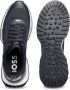 BOSS mesh-embellished low-top sneakers Blue - Thumbnail 4