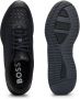 BOSS monogram-jacquard sneakers Black - Thumbnail 3
