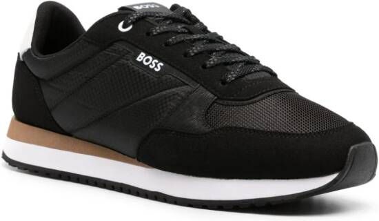 BOSS padded lace-up sneakers Black
