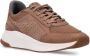 BOSS panelled leather sneakers Brown - Thumbnail 2
