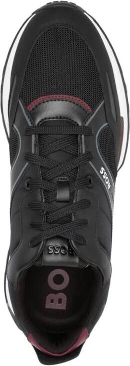 BOSS panelled low-top sneakers Black
