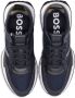 BOSS panelled low-top sneakers Blue - Thumbnail 4