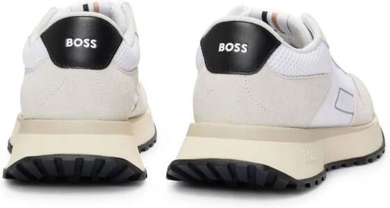 BOSS panelled low-top sneakers White