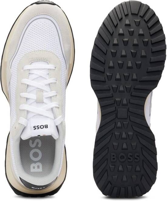 BOSS panelled low-top sneakers White