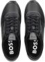 BOSS panelled perforated sneakers Black - Thumbnail 4