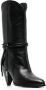 BOSS pointed-toe leather boots Black - Thumbnail 2