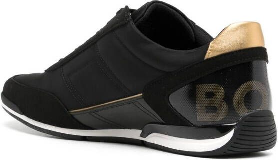 BOSS side logo-print detail sneakers Black