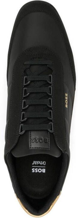 BOSS side logo-print detail sneakers Black