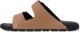BOSS Surfley Sand double-buckle slides Brown - Thumbnail 3