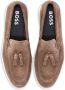 BOSS tassel-detail suede loafers Brown - Thumbnail 4