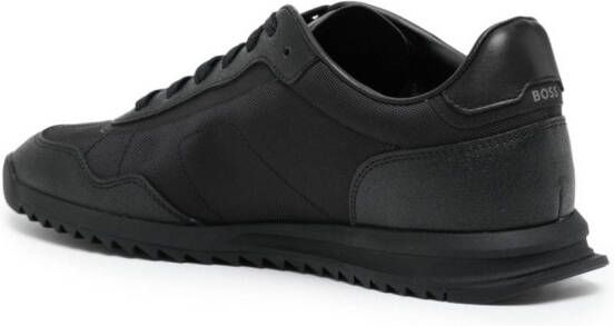 BOSS tonal low-top sneakers Black