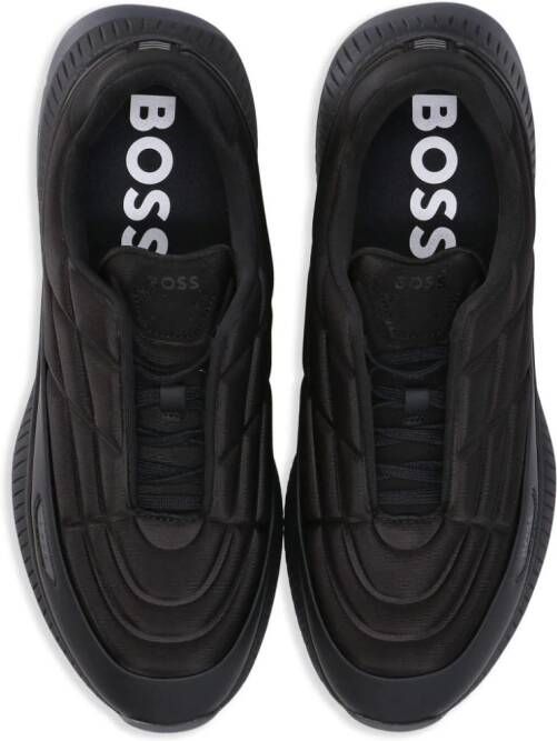 BOSS Ttnm Evo Runn panelled sneakers Black