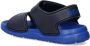 BOSS two-tone touch-strap sandals Blue - Thumbnail 3