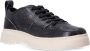 BOSS Urian Oxfr leather sneakers Black - Thumbnail 2