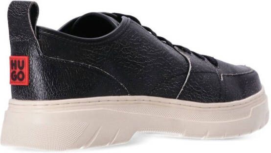 BOSS Urian Oxfr leather sneakers Black