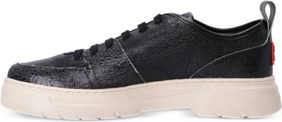 BOSS Urian Oxfr leather sneakers Black
