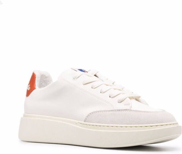 BOSS x Russel Athletic lace-up faux-leather sneakers White